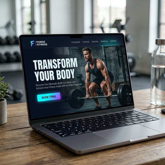 Gym Website — Zenvix Digital portfolio project